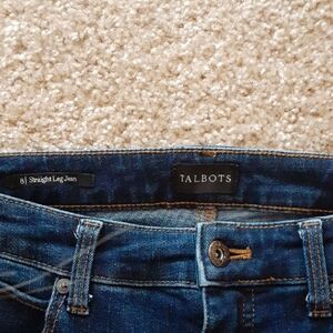 Talbots Women's Blue Straight Leg Jeans